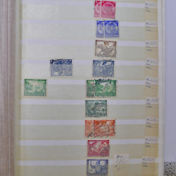 Lot de timbres d'Allemagne Reich 1933-1945 neufs et oblitérés en un album.