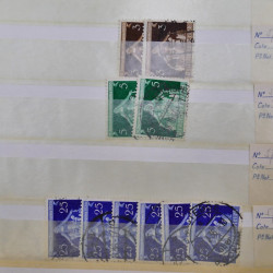 Lot de timbres d'Allemagne Reich 1933-1945 neufs et oblitérés en un album.