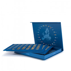 Coffret presso pour 168 pièces de 2 euros commémoratives.