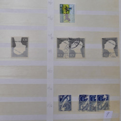 Stock de timbres Allemagne RFA 1949-1999 neufs et oblitérés en 3 albums.