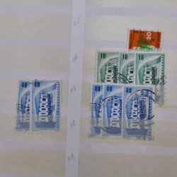 Stock de timbres Allemagne RFA 1949-1999 neufs et oblitérés en 3 albums.