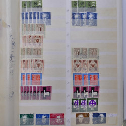 Stock de timbres Allemagne RFA 1949-1999 neufs et oblitérés en 3 albums.