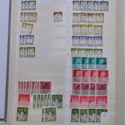 Stock de timbres Allemagne RFA 1949-1999 neufs et oblitérés en 3 albums.