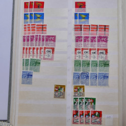 Stock de timbres Allemagne RFA 1949-1999 neufs et oblitérés en 3 albums.