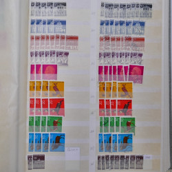 Stock de timbres Allemagne RFA 1949-1999 neufs et oblitérés en 3 albums.