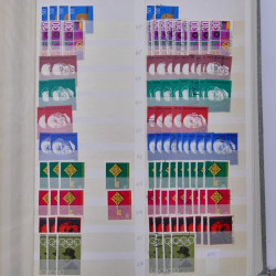 Stock de timbres Allemagne RFA 1949-1999 neufs et oblitérés en 3 albums.