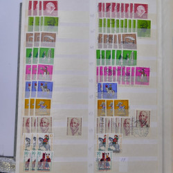 Stock de timbres Allemagne RFA 1949-1999 neufs et oblitérés en 3 albums.