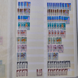 Stock de timbres Allemagne RFA 1949-1999 neufs et oblitérés en 3 albums.