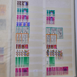 Stock de timbres Allemagne RFA 1949-1999 neufs et oblitérés en 3 albums.