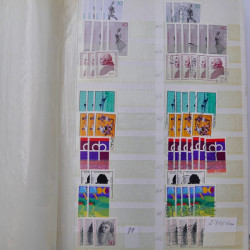 Stock de timbres Allemagne RFA 1949-1999 neufs et oblitérés en 3 albums.