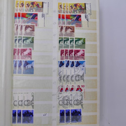 Stock de timbres Allemagne RFA 1949-1999 neufs et oblitérés en 3 albums.