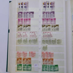 Stock de timbres Allemagne RFA 1949-1999 neufs et oblitérés en 3 albums.