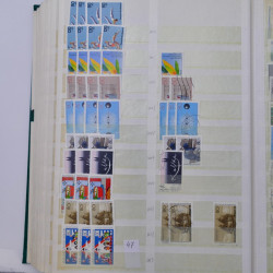 Stock de timbres Allemagne RFA 1949-1999 neufs et oblitérés en 3 albums.