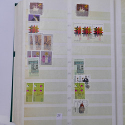 Stock de timbres Allemagne RFA 1949-1999 neufs et oblitérés en 3 albums.