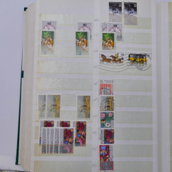 Stock de timbres Allemagne RFA 1949-1999 neufs et oblitérés en 3 albums.