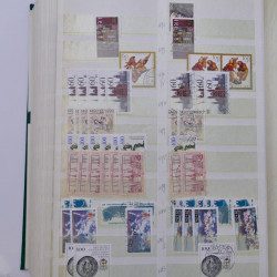 Stock de timbres Allemagne RFA 1949-1999 neufs et oblitérés en 3 albums.