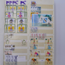Stock de timbres Allemagne RFA 1949-1999 neufs et oblitérés en 3 albums.