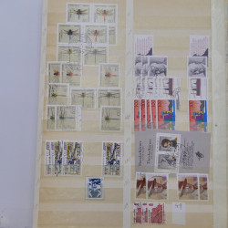 Stock de timbres Allemagne RFA 1949-1999 neufs et oblitérés en 3 albums.