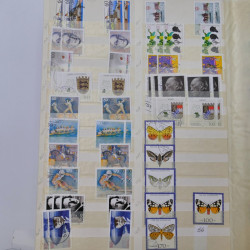 Stock de timbres Allemagne RFA 1949-1999 neufs et oblitérés en 3 albums.