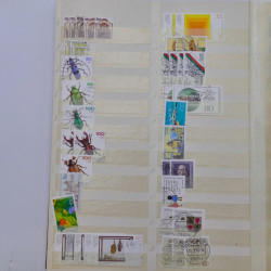 Stock de timbres Allemagne RFA 1949-1999 neufs et oblitérés en 3 albums.