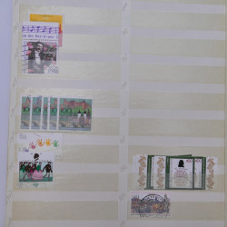 Stock de timbres Allemagne RFA 1949-1999 neufs et oblitérés en 3 albums.