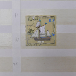 Stock de timbres Allemagne RFA 1949-1999 neufs et oblitérés en 3 albums.