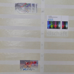 Stock de timbres Allemagne RFA 1949-1999 neufs et oblitérés en 3 albums.