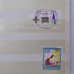 Stock de timbres Allemagne RFA 1949-1999 neufs et oblitérés en 3 albums.