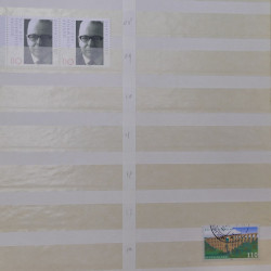 Stock de timbres Allemagne RFA 1949-1999 neufs et oblitérés en 3 albums.