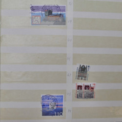 Stock de timbres Allemagne RFA 1949-1999 neufs et oblitérés en 3 albums.