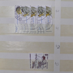 Stock de timbres Allemagne RFA 1949-1999 neufs et oblitérés en 3 albums.