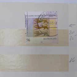 Stock de timbres Allemagne RFA 1949-1999 neufs et oblitérés en 3 albums.