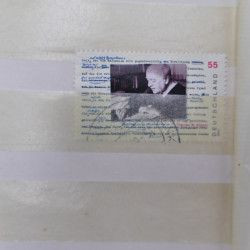 Stock de timbres Allemagne RFA 1949-1999 neufs et oblitérés en 3 albums.