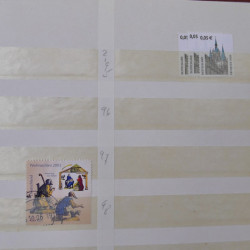 Stock de timbres Allemagne RFA 1949-1999 neufs et oblitérés en 3 albums.