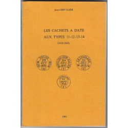 Les cachets à dates aux types 11-12-13-14, Jean Chevalier.
