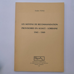 Lot de 10 ouvrages philatéliques sur Alsace Lorraine.