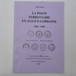 Lot de 10 ouvrages philatéliques sur Alsace Lorraine.