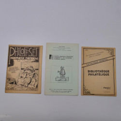Lot de 10 ouvrages philatéliques d'occasion.