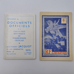Lot de 18 ouvrages philatéliques d'occasion.