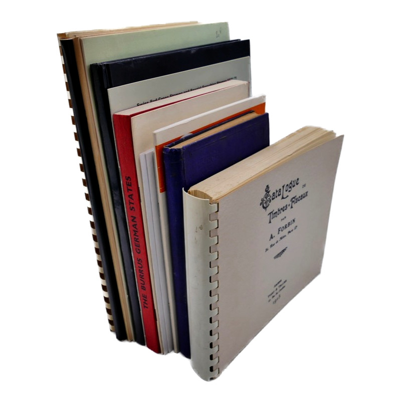 Lot de 15 ouvrages philatéliques d'occasion.