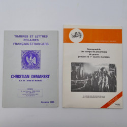 Lot de 15 ouvrages philatéliques d'occasion.