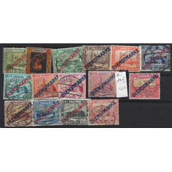 Sarre sélection de timbres entre 1920-1925 oblitérés.