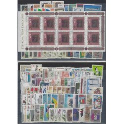 Allemagne RFA années complètes de timbres 1976-1983 neuf**.