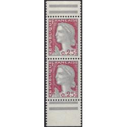 Marianne de Decaris timbre N°1263d issu de carnet neuf**.