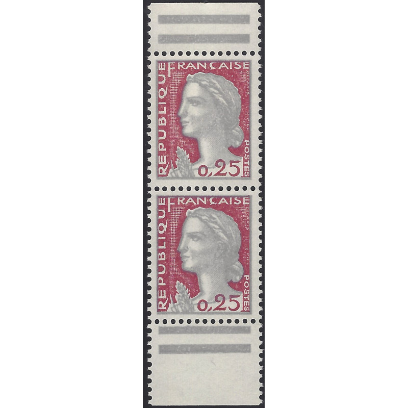 Marianne de Decaris timbre N°1263d issu de carnet neuf**.