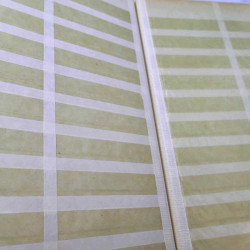 Lot de 4 classeurs à bandes subdivisées pour timbres-poste.