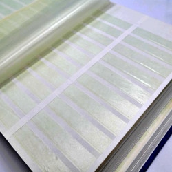 Lot de 5 classeurs à bandes subdivisées pour timbres-poste.