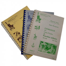Catalogue des Cartes Postales de Franchise Militaire de France 1914-1945, Sinais.