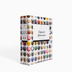 Album pour collectionner 210 capsules de vin mousseux.