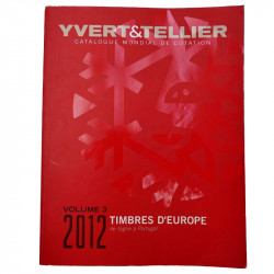 Catalogues Yvert et Tellier timbres d'Europe en 4 volumes.